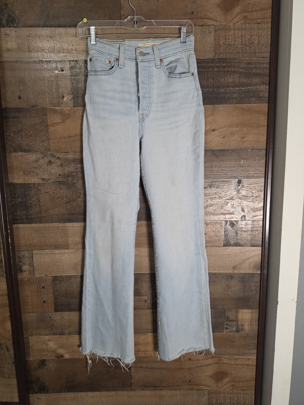 High-Rise Light Wash Wide-Leg Women's Jeans